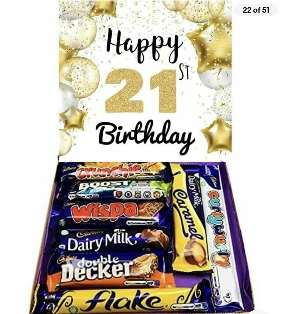 Happy Birthday Cadburys Full size Bars  Sweet Box Gift??