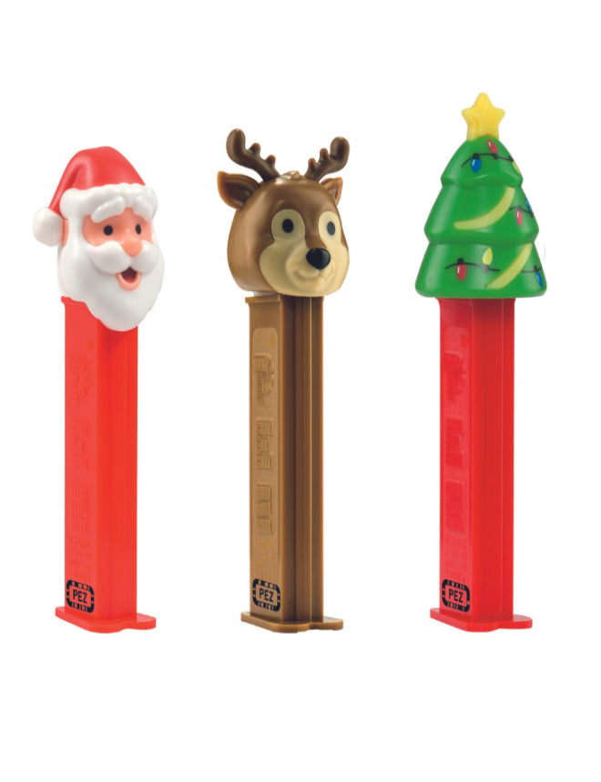 Christmas pez dispenser set of 3 Santa , Christmas tree , reindeer