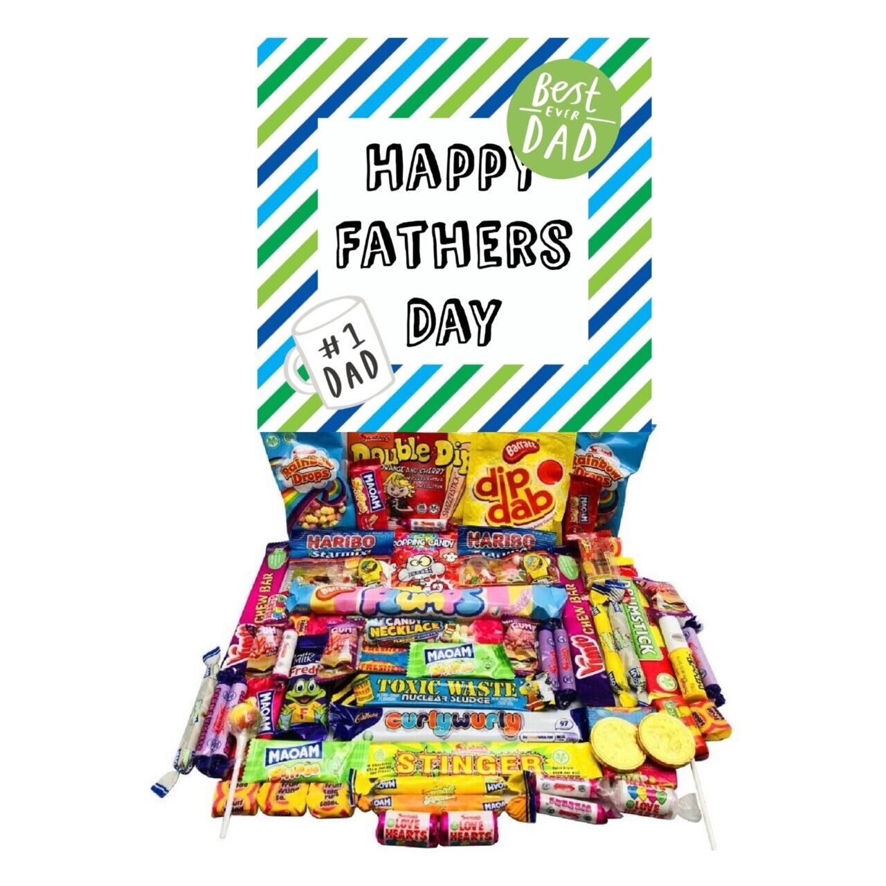 Special Dad Pick N Mix Ultimate Retro Sweets Box Hamper Fathers Day Gift Present