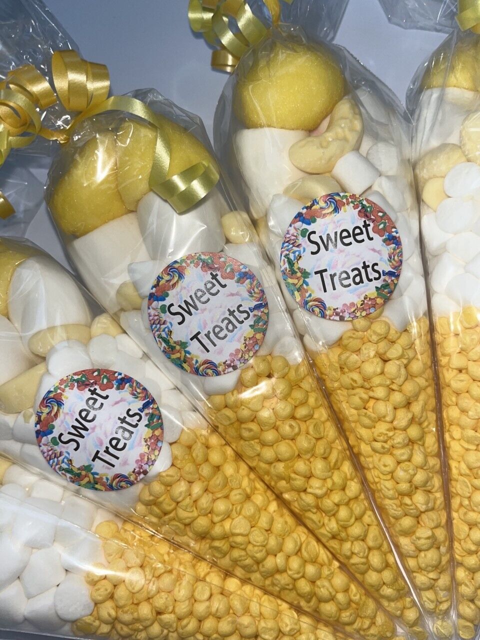 Filled Sweet Treats Pick N Mix Gummy Sweets Cone Gift Present Party bags