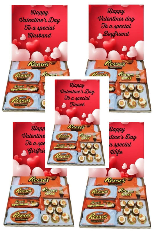 Happy Valentines Day Reese Chocolate Hamper Gift Present Fiance Husband Wife