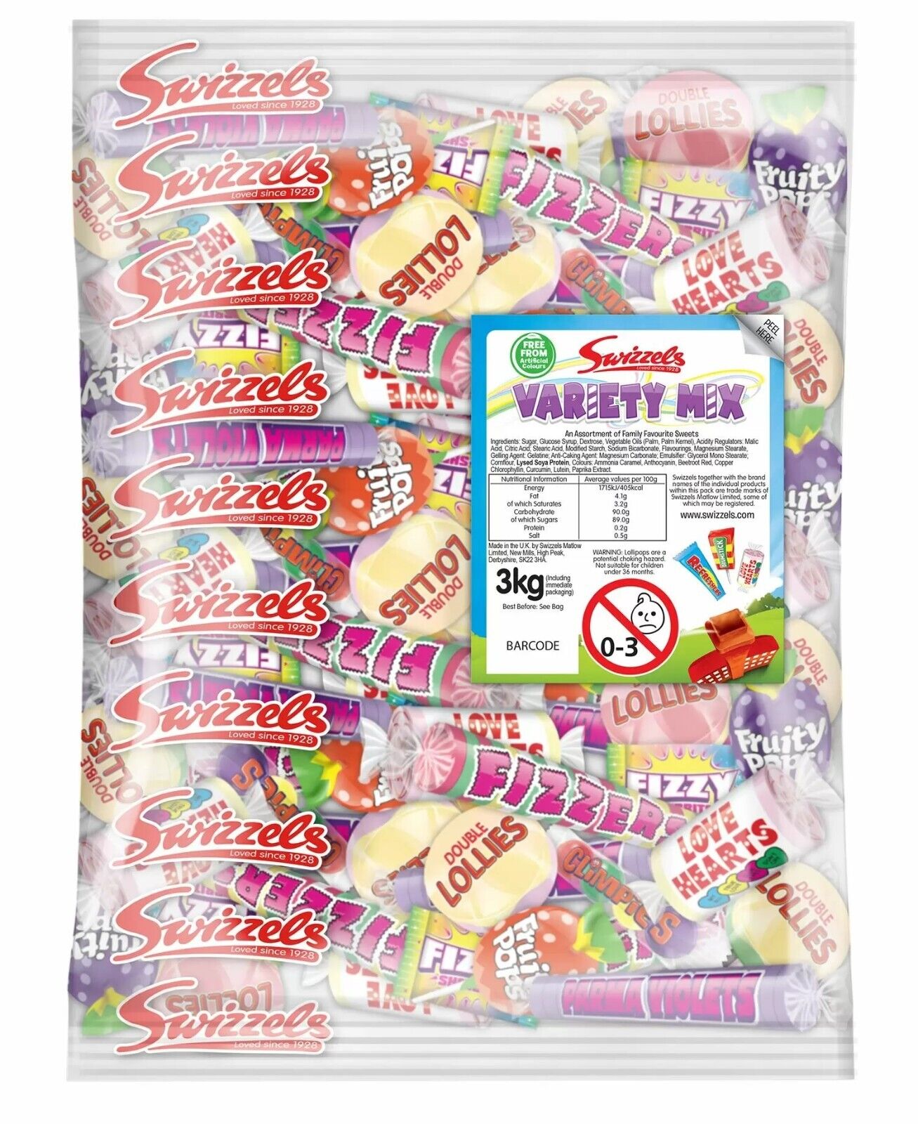 Swizzels Mega Pick N Mix Sweets Chews Retro Party  Piñata Candy Buffet Lollipops