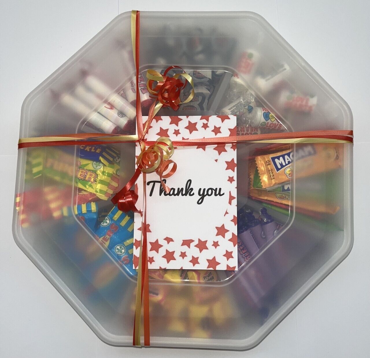 Retro Pick n Mix Sweets Candy Assortment Platter Gift Present Birthday Thank You