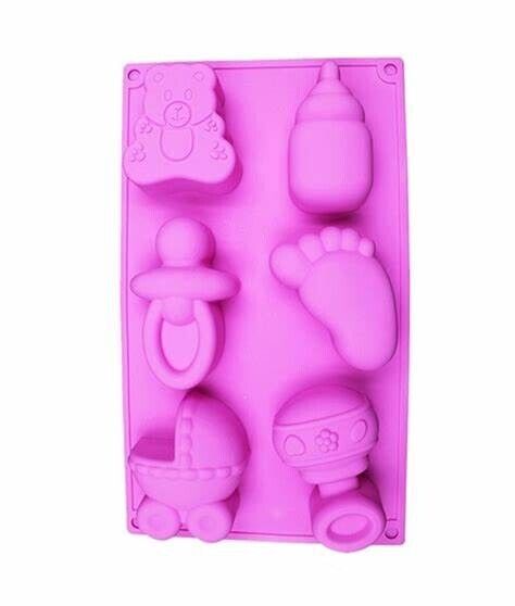 Baby Shower Dummy Kids Baking Mould - Cup Cake Muffin  Sponge Jelly Chocolate