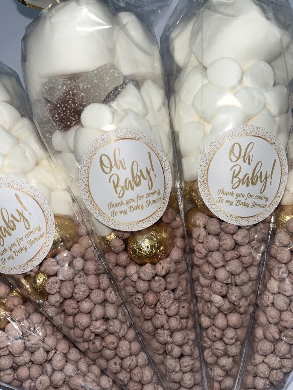 Sweets for baby shower hot sale favours