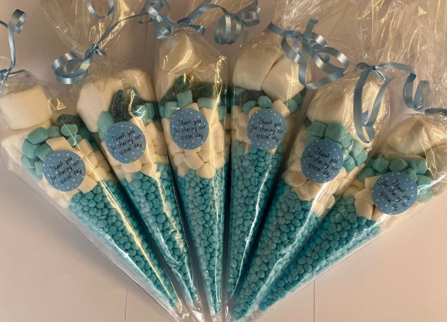 Thank You for Sharing Our Special Day Sweet Candy Cones Sweets Wedding Gift