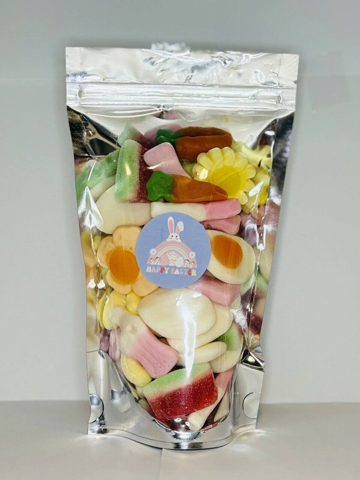 Happy Easter Filled Gummy Pick N Mix Sweet Treat Pouch