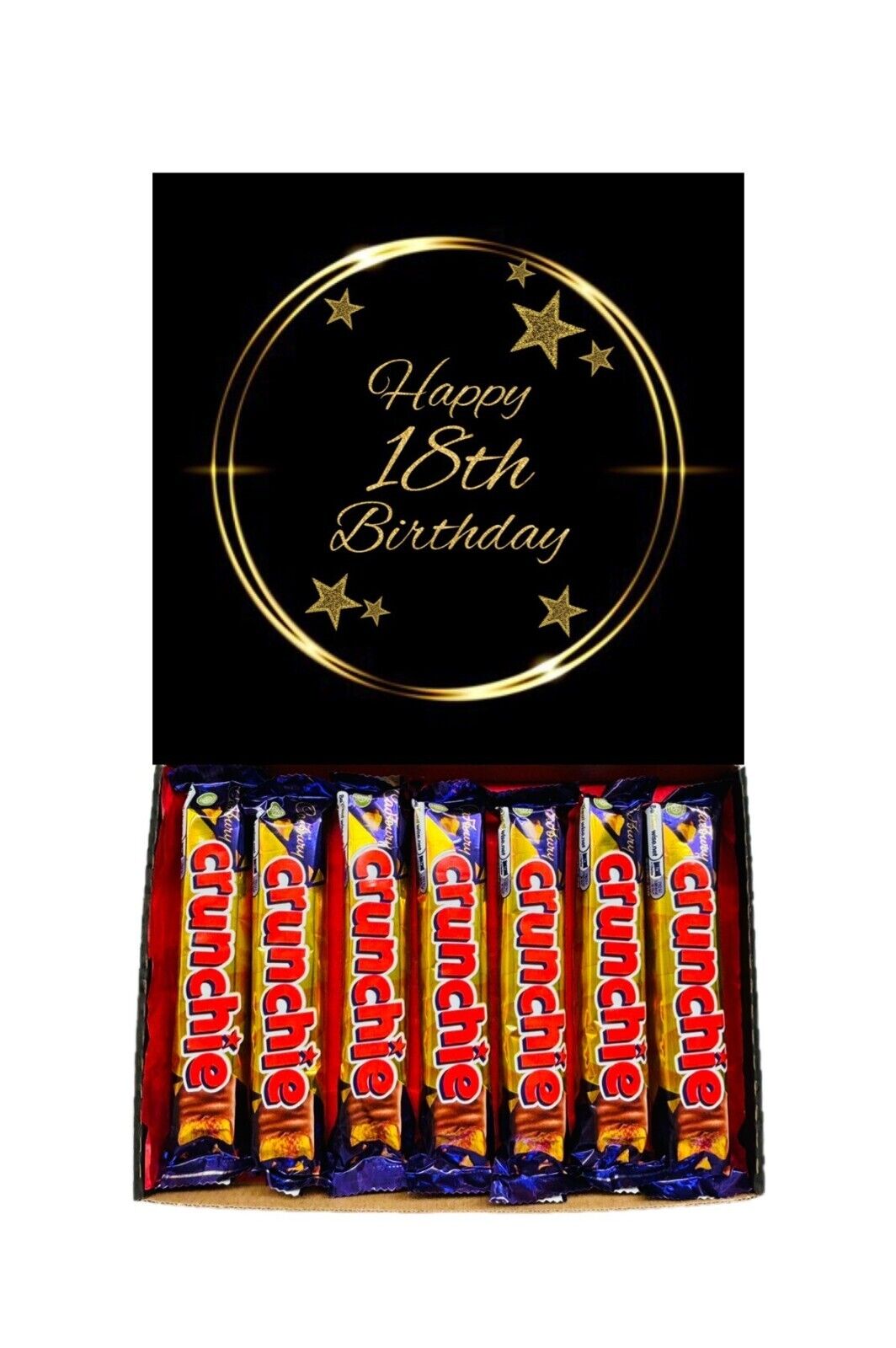 Happy 18th Birthday Gift Cadbury Chocolate Hamper Wispa Boost Freddo Flake Twirl