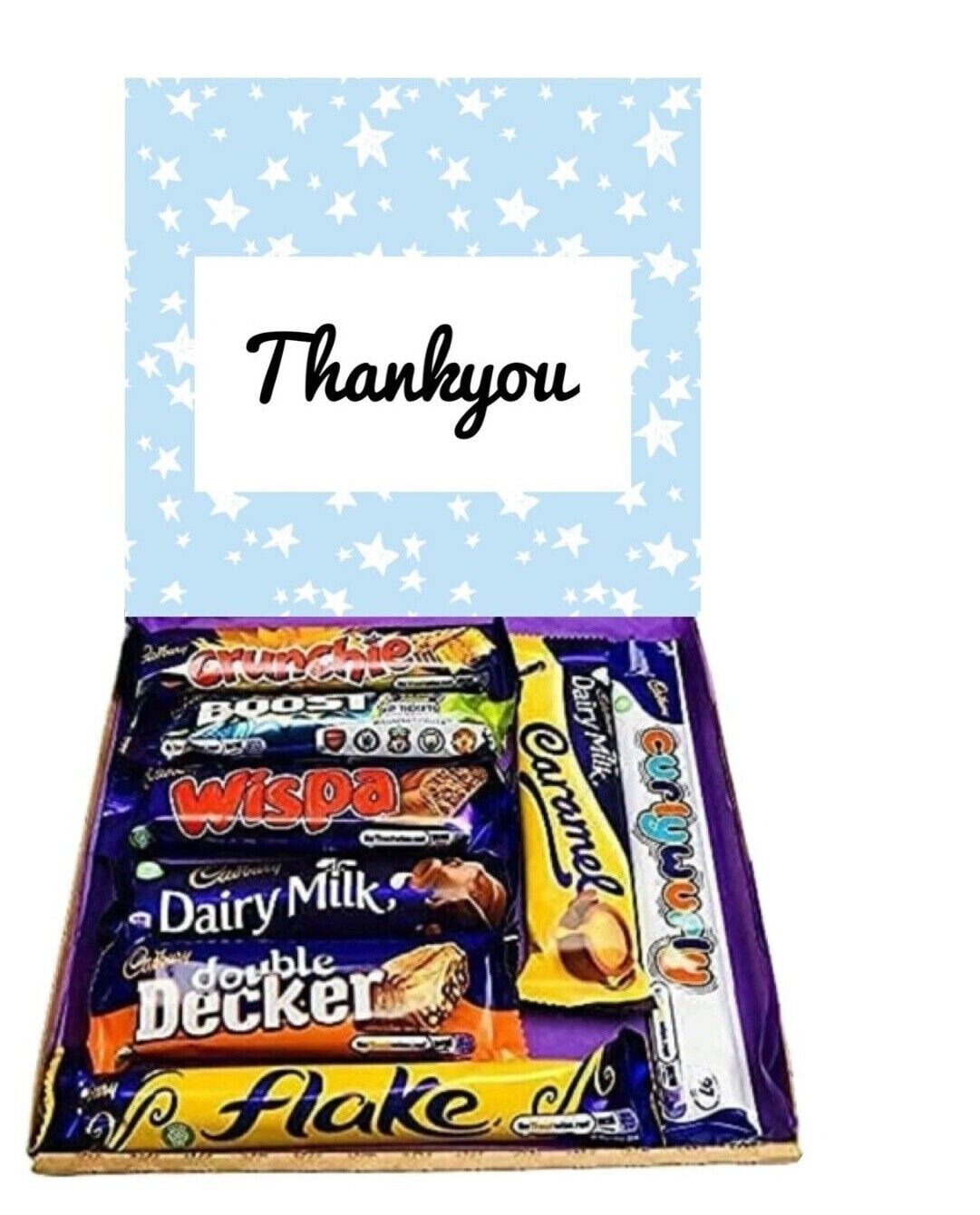 Thank You Gift Pick n Mix Retro Gummy Sweets Chocolate Hamper Present