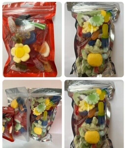 Bright Gummy Jelly Sweet Pouch Cinema Movie Mix Party Bag Kids Pick n Mix Treat