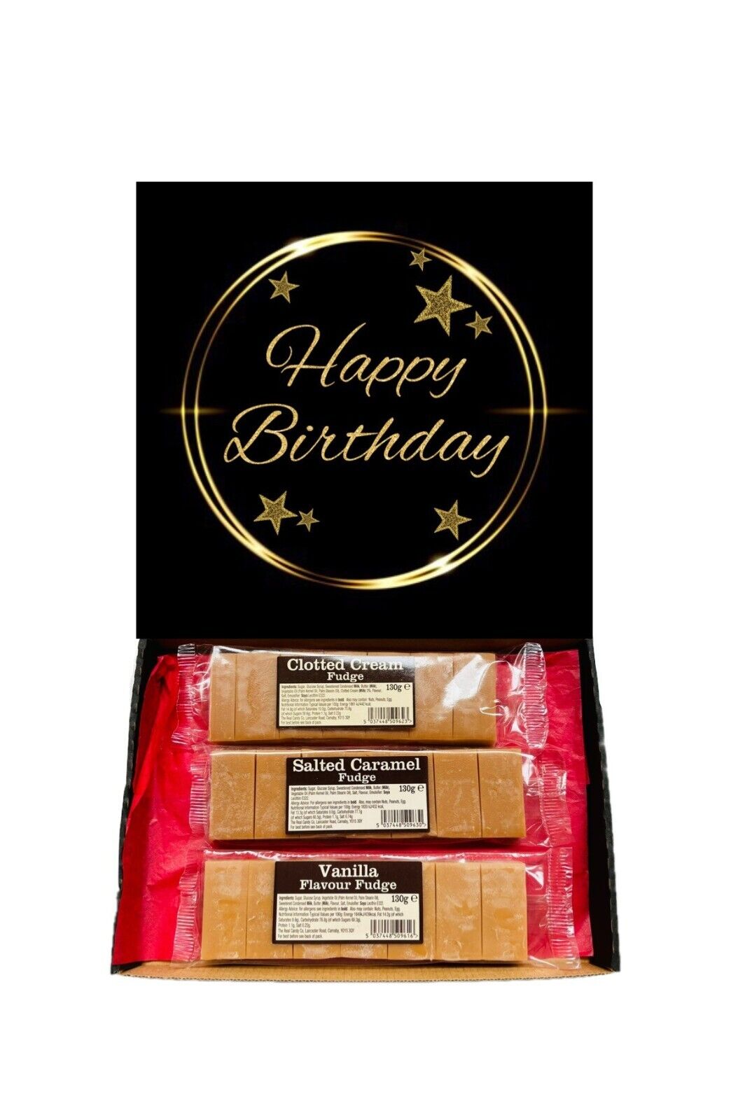 Happy Birthday Gift Pick n Mix Sweets Toffee Dark White Chocolate Hamper