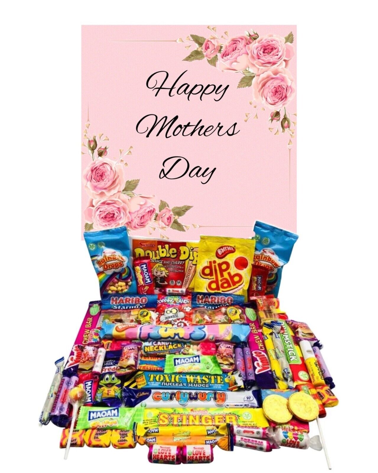 Happy Mother Day Gifts Present Retro Sweet Box Hamper Chocolates Cadbury Fudge