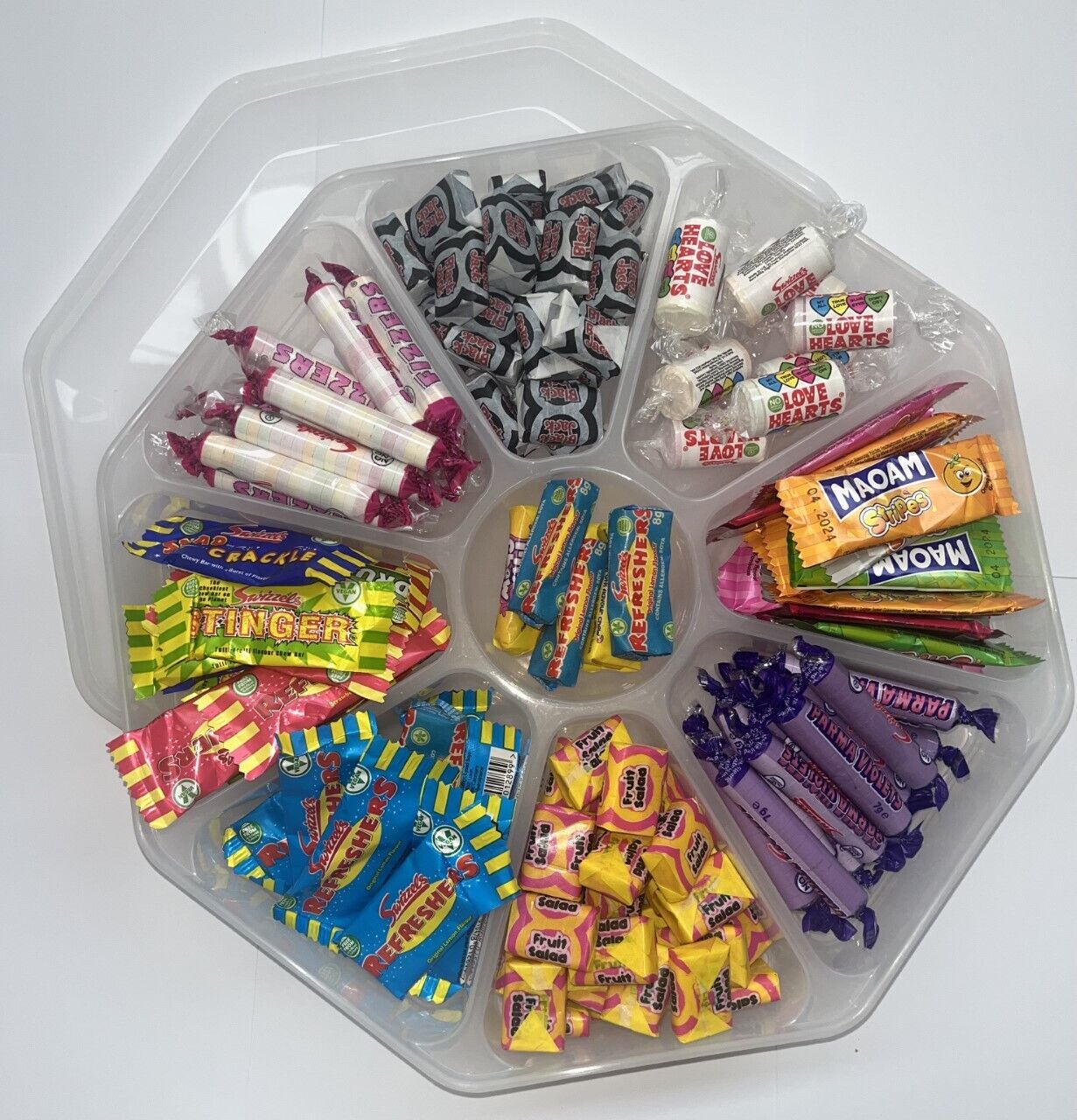 Retro Pick n Mix Sweets Candy Assortment Platter Gift Present Birthday Thank You