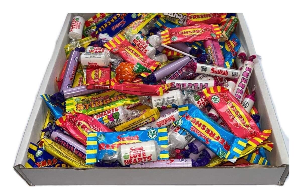 Swizzels Pick N Mix Sweet Box Hamper  Retro Vegan Gift Birthday Thank You