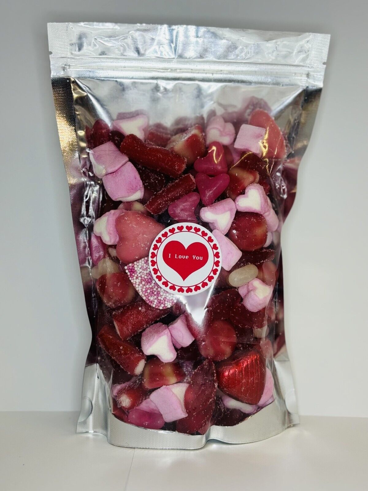 I Love You Mothers Day Filled Pick N Mix Sweet Treat Pouch Love Heart Easter