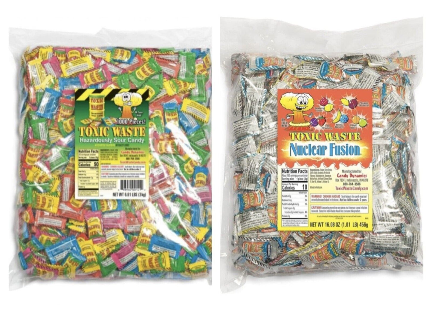 Toxic Waste Sour Chew Bars Pick N Mix Sweets Retro Party Piñata Candy Buffet