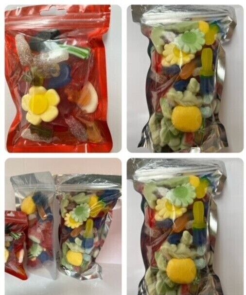 Bright Gummy Jelly Sweet Pouch Cinema Movie Mix Party Bag Kids Pick n Mix Treat