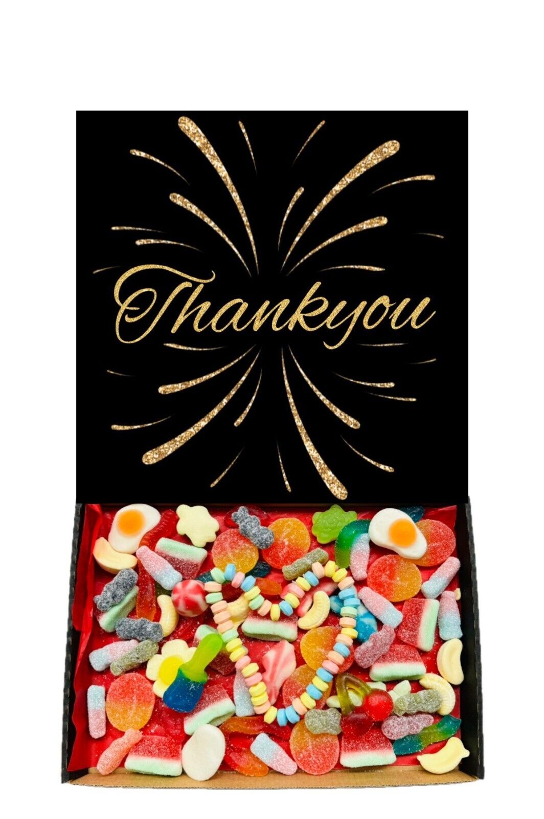 Thank You Gift Pick n Mix Sweets Dark White Chocolate Hamper Friend Teacher