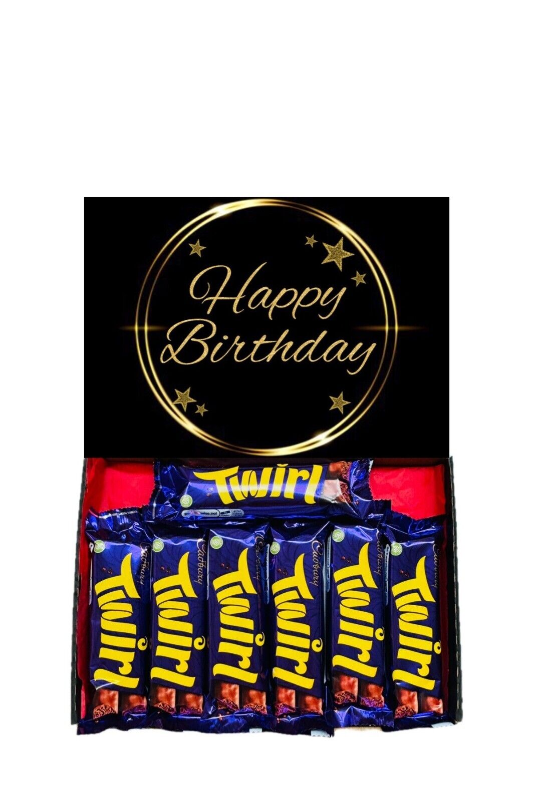 Happy Birthday Gift Cadbury Chocolate Hamper Wispa Boost Freddo Flake Twirl