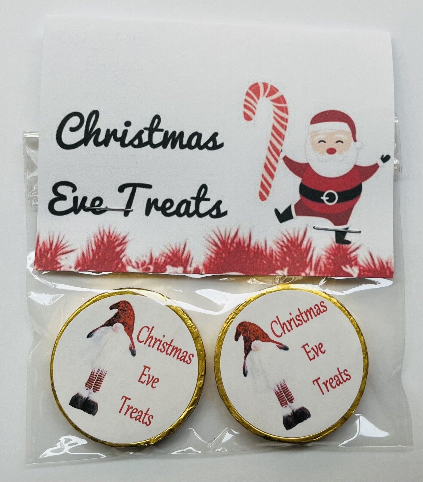 Christmas Eve Treats Fillers Stocking Hot Chocolate Gift Santa Coins Sweets