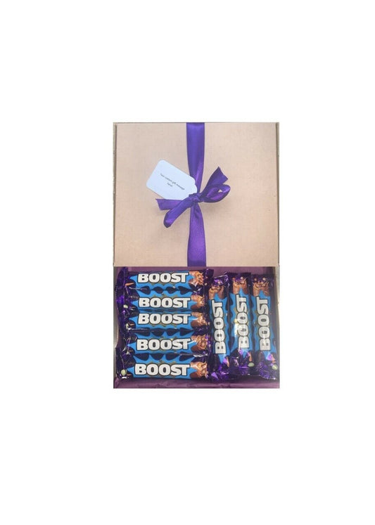 Personalised Cadburys Birthday Gift Boost Chocolate Hamper Sweet Box Present Christmas, mothers Day , Valentines Day , Easter , Good luck , Birthday