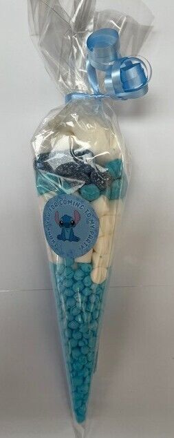 Lilo & Stitch Inspired Themed Birthday Sweet Candy Cones Sweets Party Bags Filled Push Pop