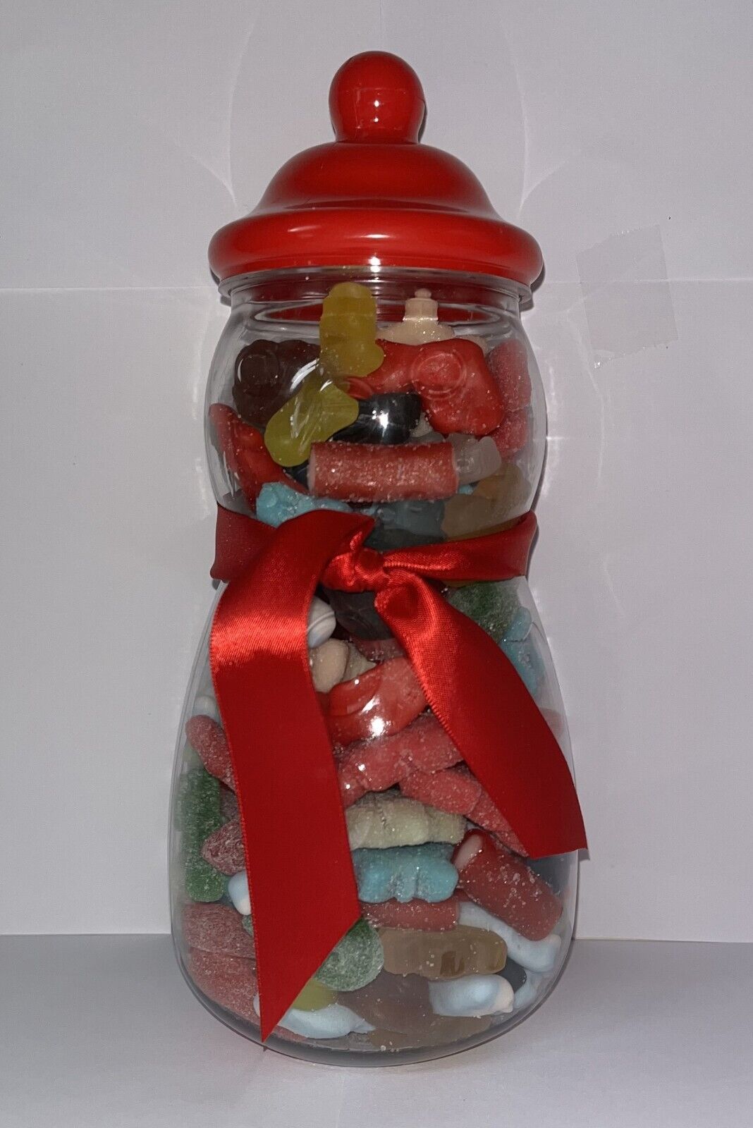 Christmas Eve Day Pick n Mix Sweets Candy Assortment Gift Present Snowman Jar