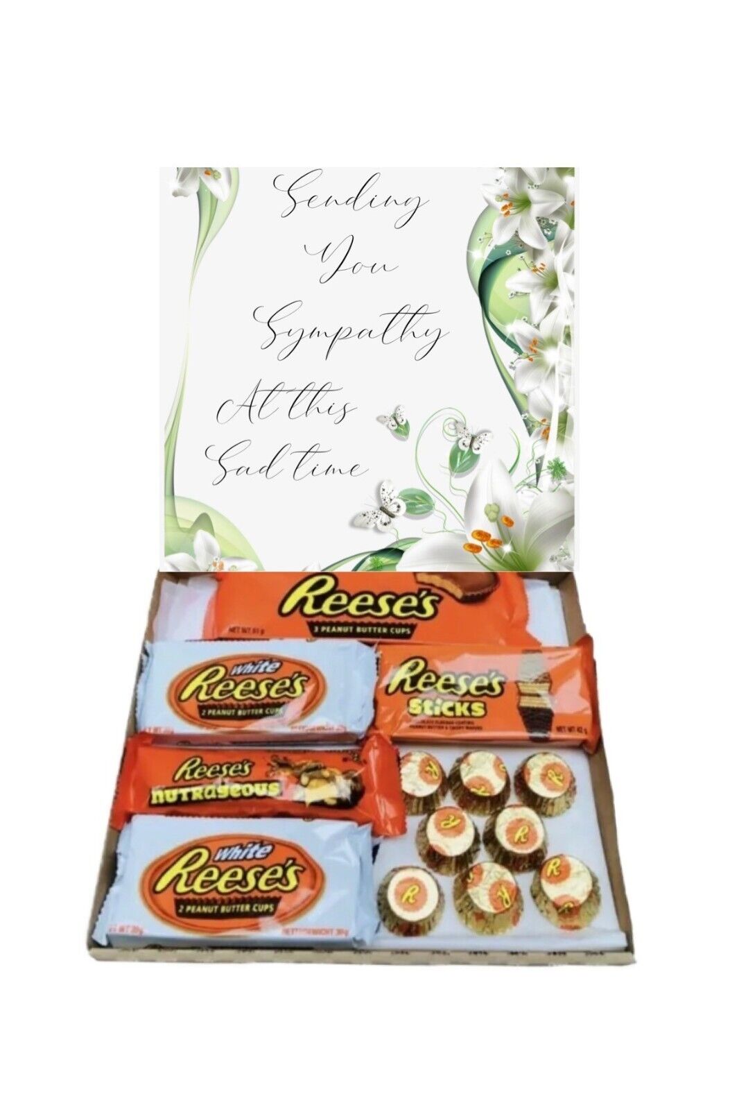 Thinking of You Sympathy Gift Pick n Mix Retro Sweets Chocolate Hamper Present