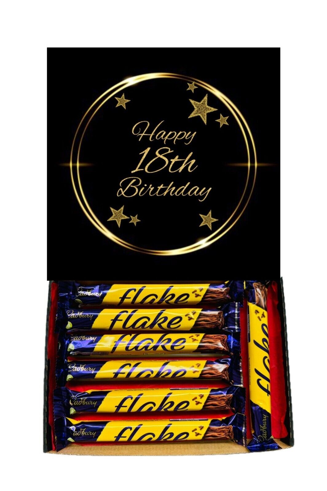 Happy 18th Birthday Gift Cadbury Chocolate Hamper Wispa Boost Freddo Flake Twirl