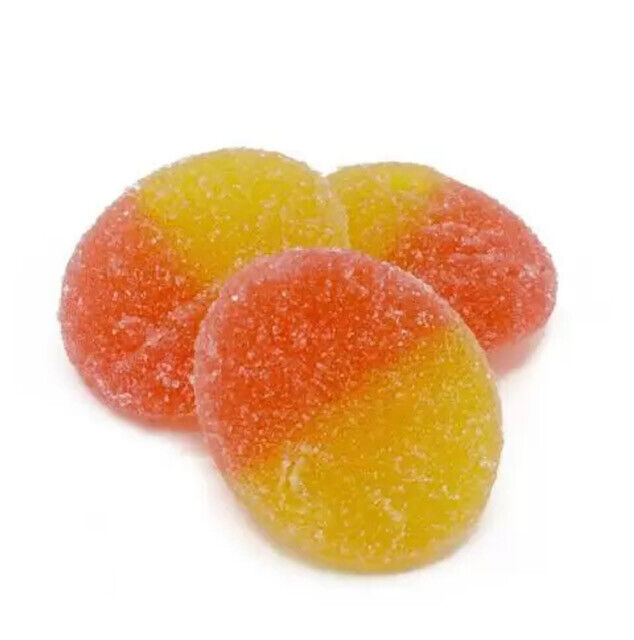 Kingsway Fizzy Peaches Peach Flavour Gummy Sweet Candy Buffet Pick n Mix