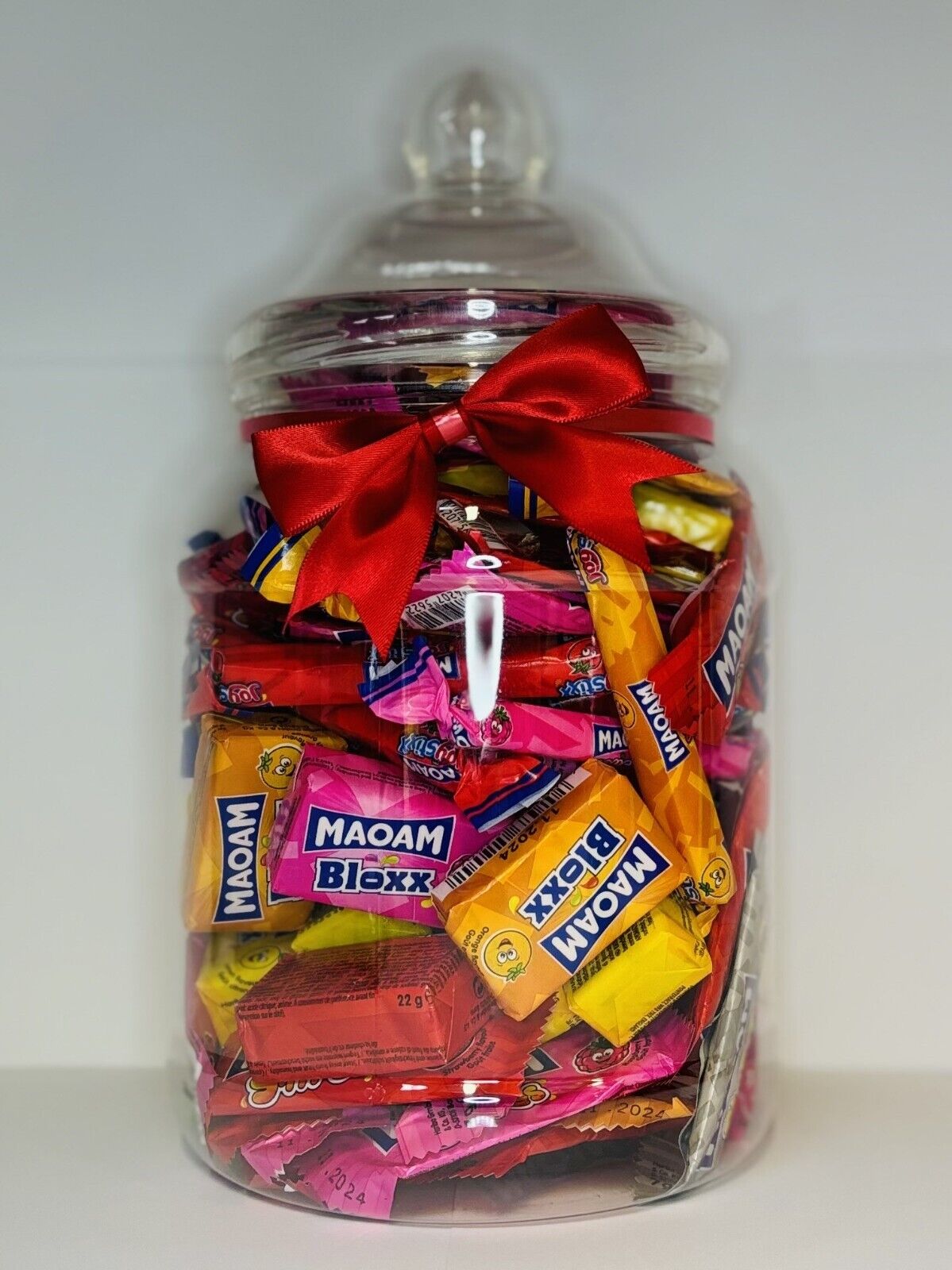 Filled Maoam Chew Bars Bloxx Sweet Candy Buffet Victorian Jar Gift Personalised