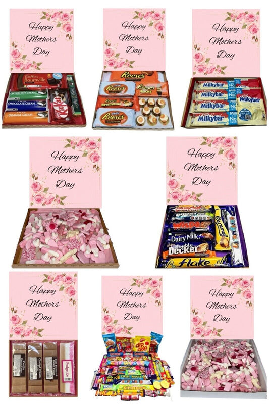 Happy Mother Day Gifts Present Retro Sweet Box Hamper Chocolates Cadbury Fudge