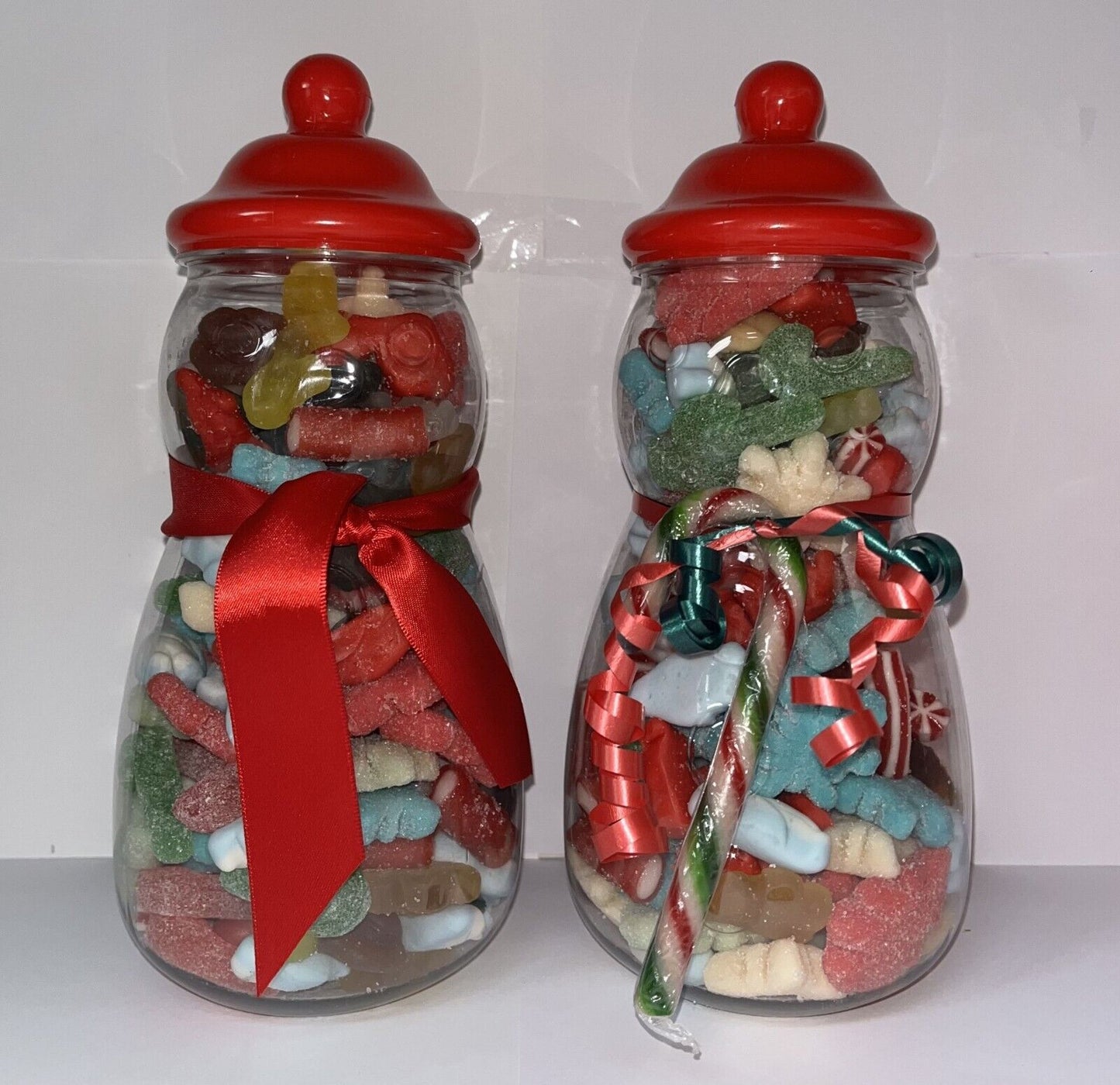 Christmas Eve Day Pick n Mix Sweets Candy Assortment Gift Present Snowman Jar