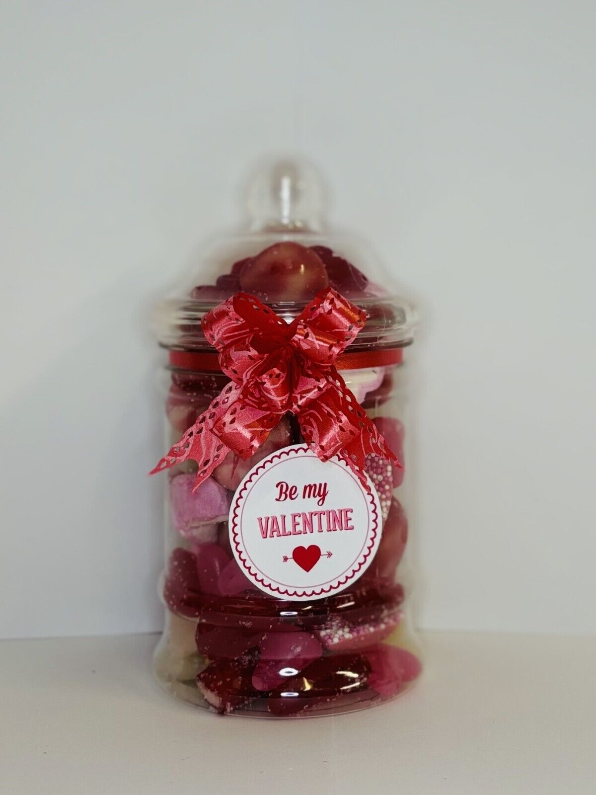 Be My Valentine Valentines Day Filled Pick Mix Sweet Victorian Jar Gift Present