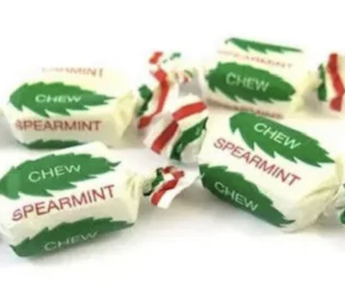 Spearmint Chews Mint Chewy Sweet Candy Buffet Pick n Mix