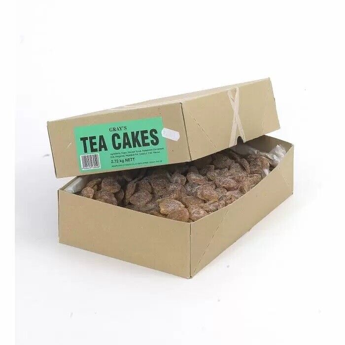 Grays Tea Cakes Traditional Old Fashioned Retro Marzipan Coconut Teacakes Pick n