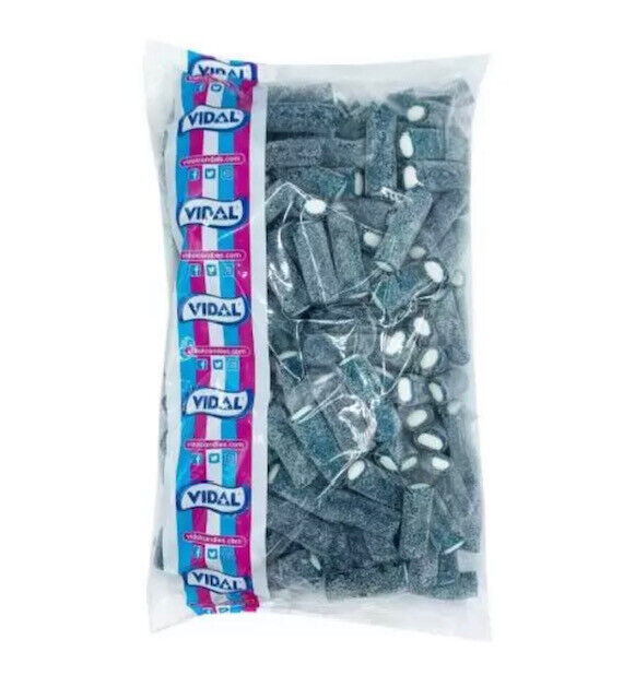 Vidal Rocketz Pencil Blue Raspberry Flavour Gummy Sweet Candy Buffet Pick n Mix