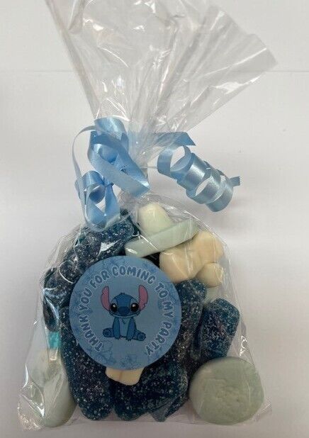 Lilo & Stitch Inspired Themed Birthday Sweet Candy Cones Sweets Party Bags Filled Push Pop