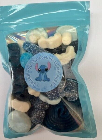 Lilo & Stitch Inspired Themed Birthday Sweet Candy Cones Sweets Party Bags Filled Push Pop