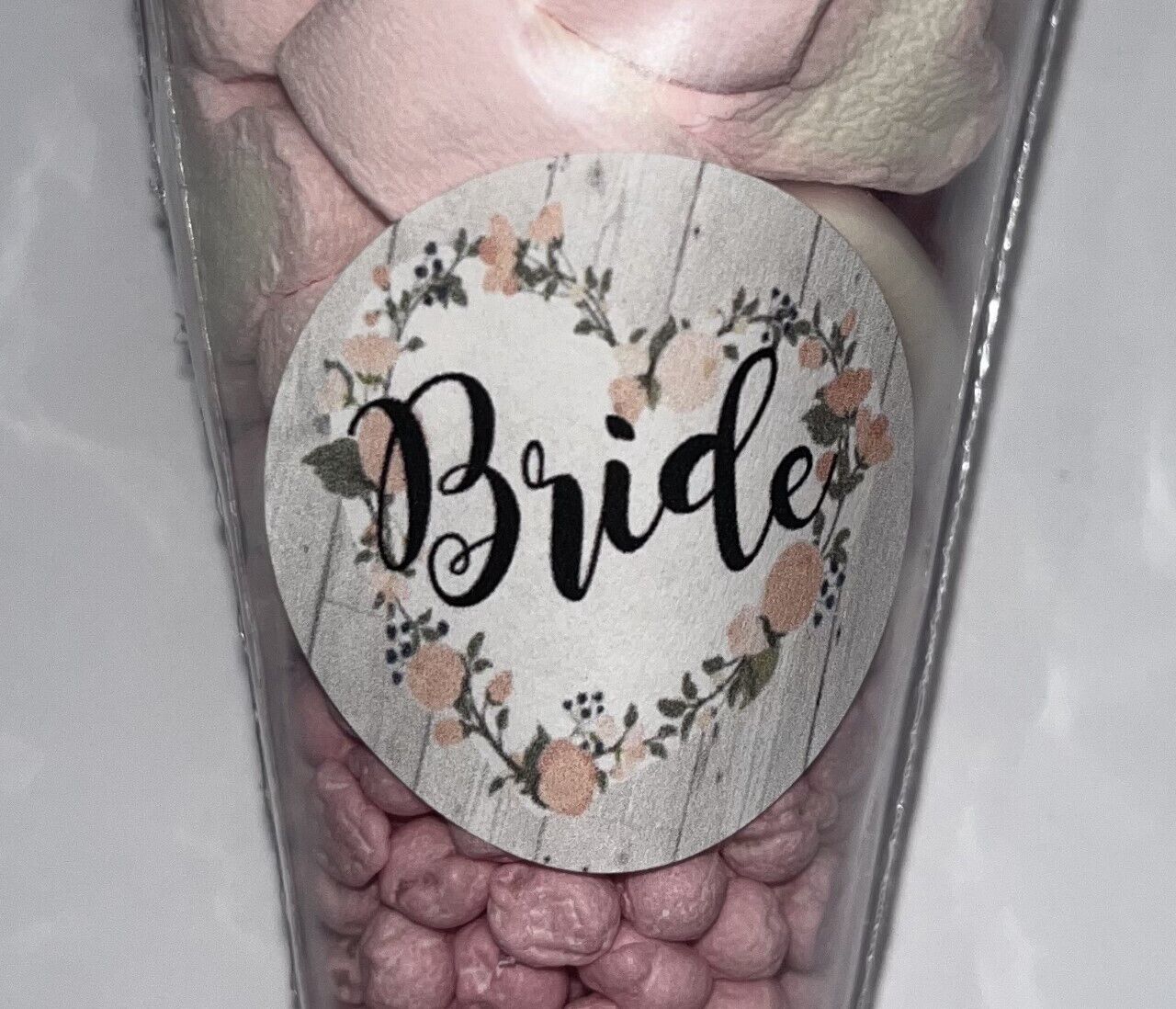 Wedding Rose Gold Filled Sweet Chocolate Cone Favour Party Bags Gift Present