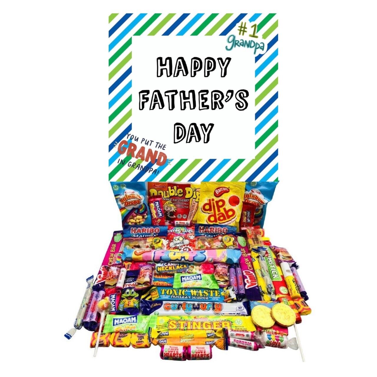 Special Dad Pick N Mix Ultimate Retro Sweets Box Hamper Fathers Day Gift Present