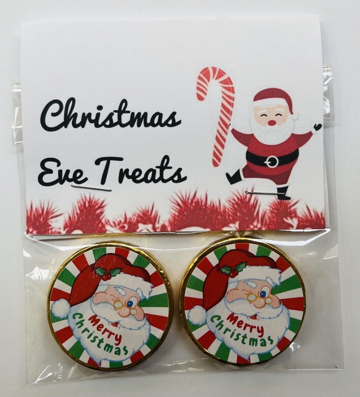 Christmas Eve Treats Fillers Stocking Hot Chocolate Gift Santa Coins Sweets