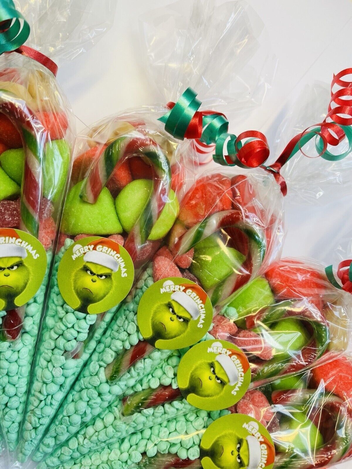 Merry Grinchmas Grinch Inspired Xmas Christmas Eve Box Sweet Cones Gift