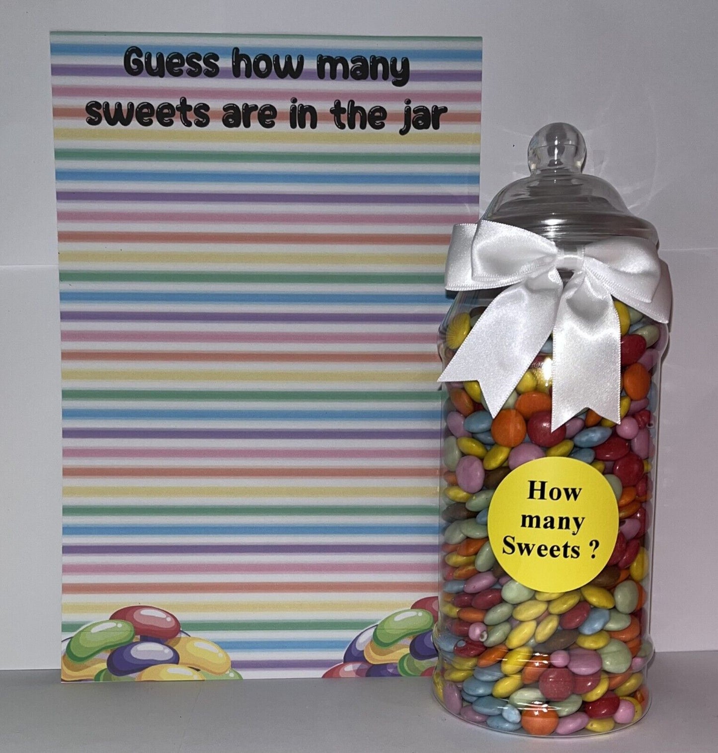 How Many Chocolate Beans Birthday Party Guess How Many Sweets In Jar Game