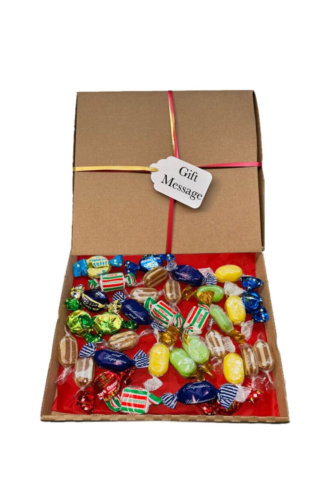 Happy Birthday Traditional Toffee Hard Boiled Pick n Mix Gift Sweets Box Hamper