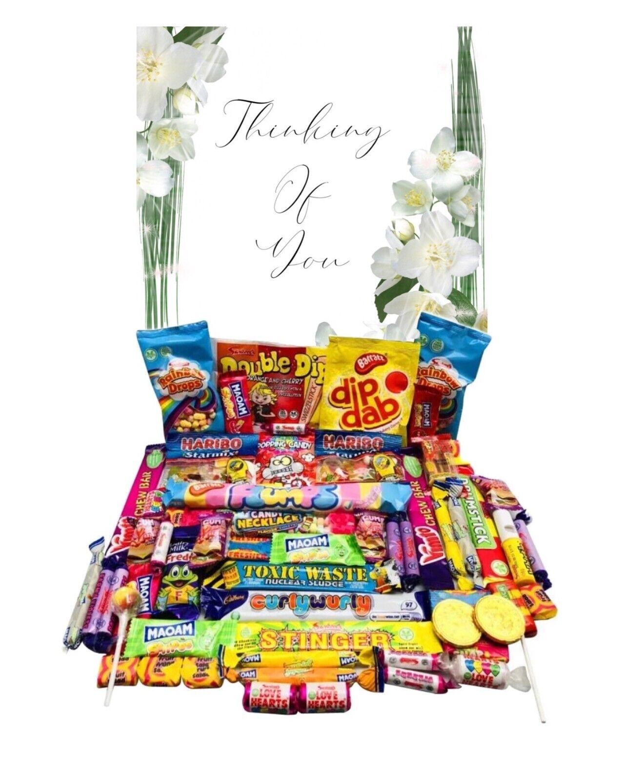 Thinking of You Sympathy Gift Pick n Mix Fudge  Sweets Chocolate Hamper Present