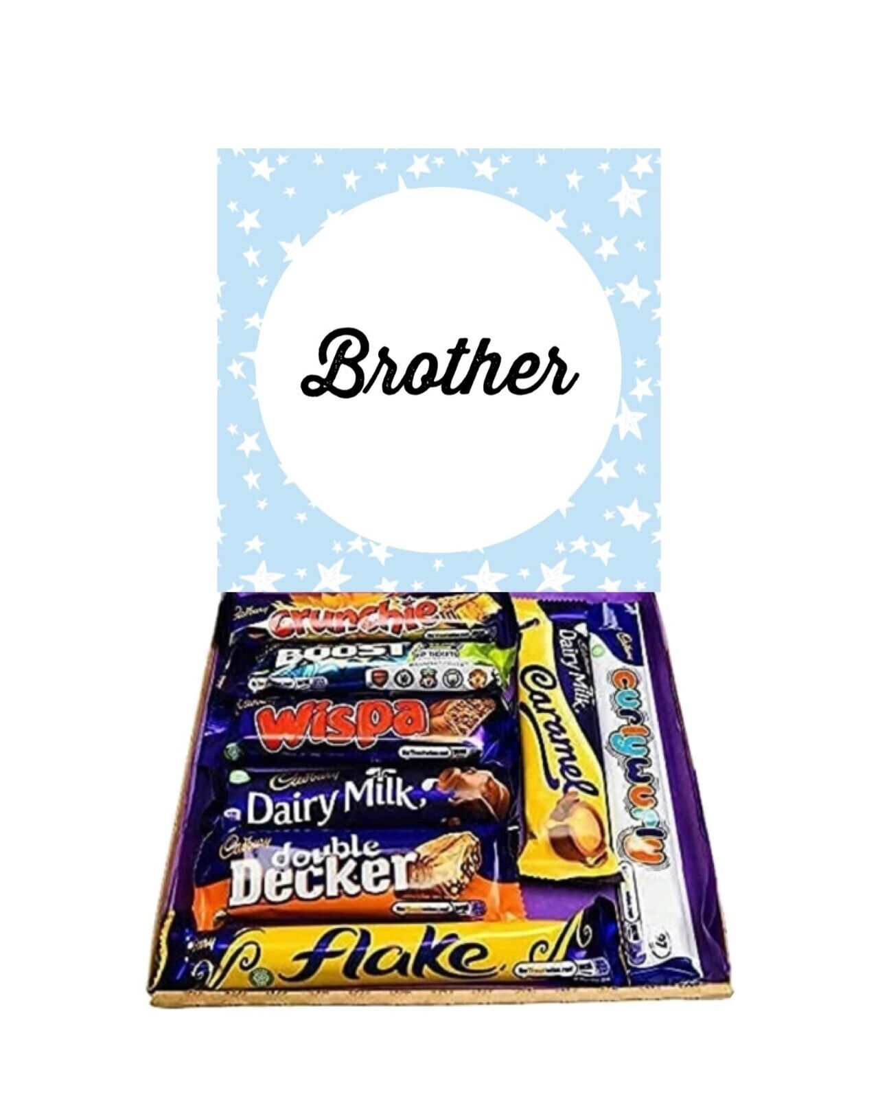 Brother Birthday Gift Pick n Mix Retro Gummy Sweets Chocolate Hamper Present