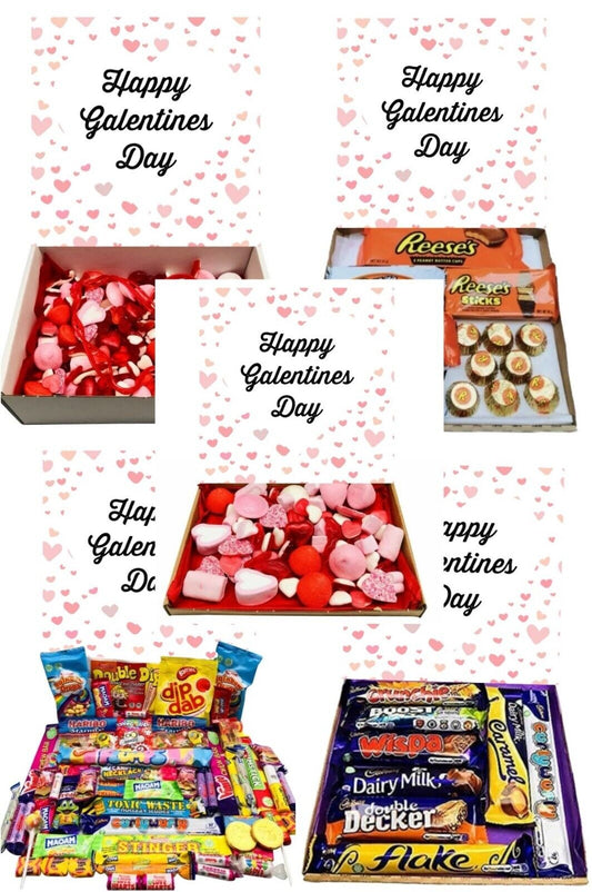 Happy Galentines Day Gift Pick n Mix Sweets Chocolate Hamper Present Valentines