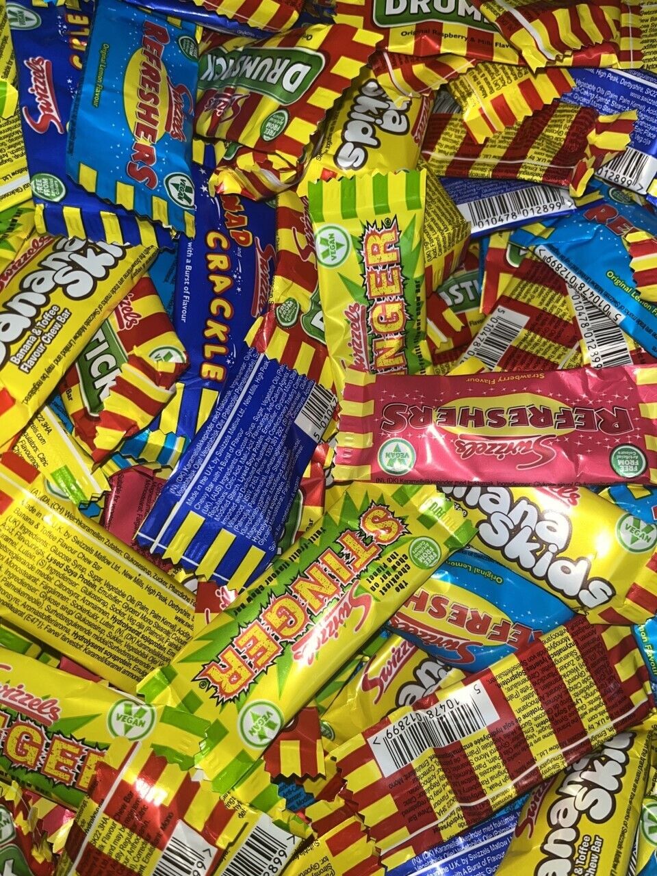 Swizzels Pick N Mix Sweets Chews Retro Party  Piñata Candy Buffet Lollipops