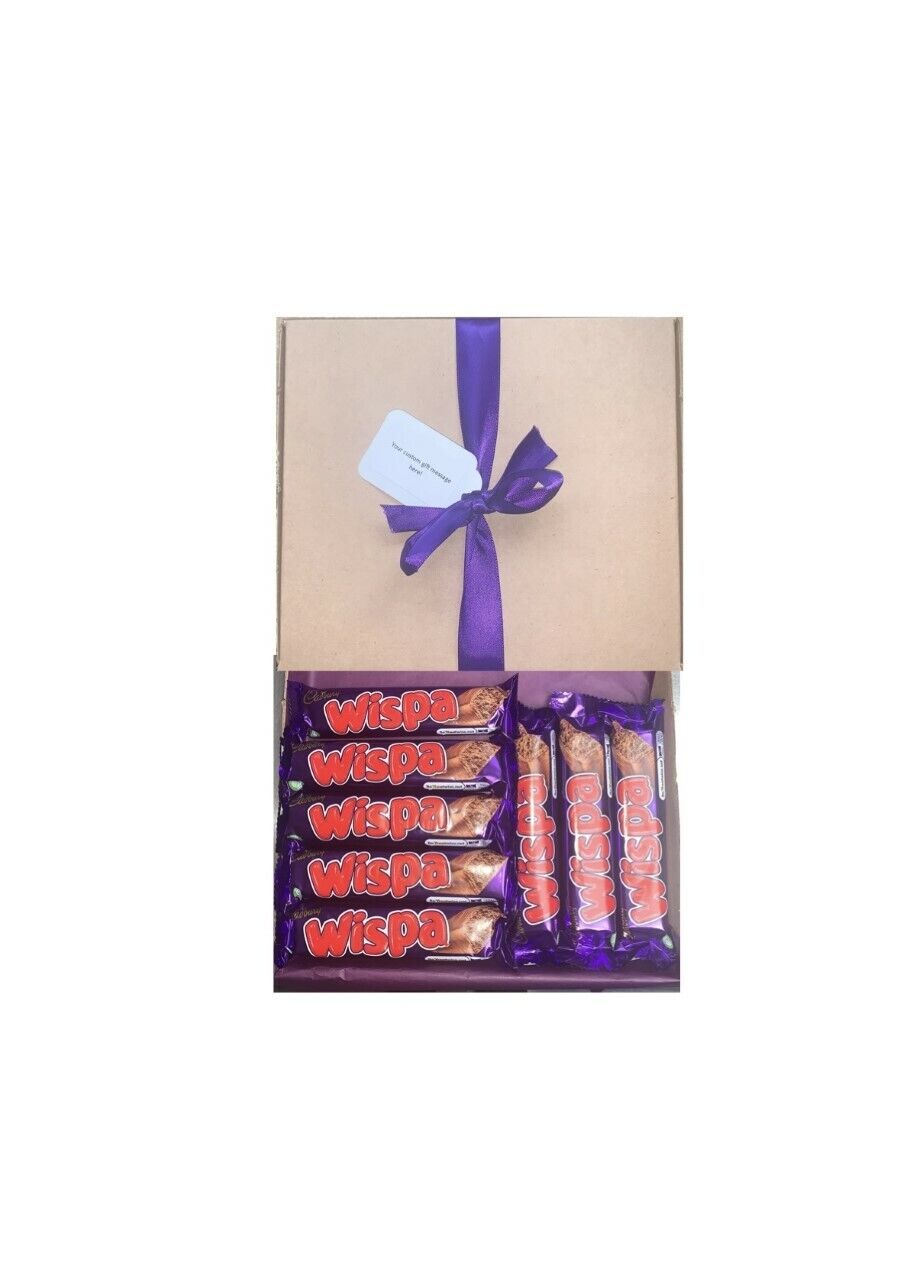 ️ Personalised Birthday Gift Wispa Chocolate Hamper Sweet Box Present Full Size